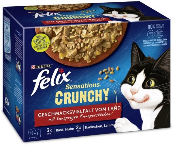 Felix Portionsbeutel Multipack Sensations Crunchy vom Lan