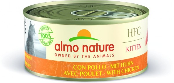 Almo Nature Katze Natural KITTEN - Huhn - 150g Dose