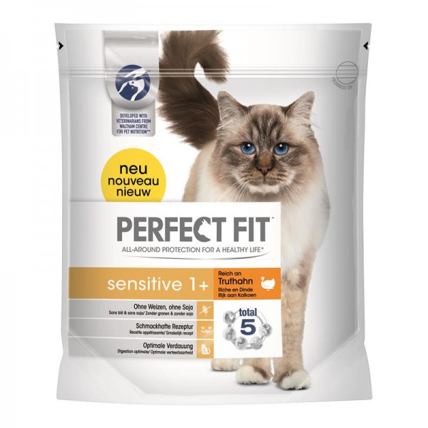 Perfect Fit Cat Sensitive 1+ reich an Truthahn 1,4kg