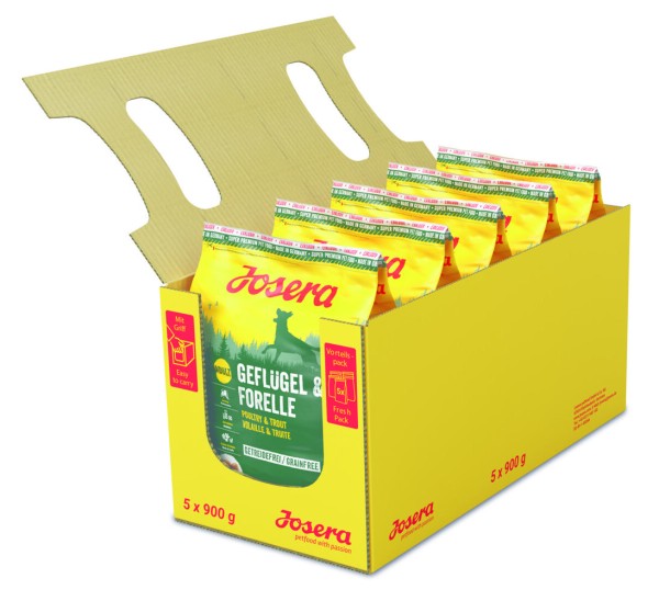 Josera Dog Geflügel & Forelle 5x900g
