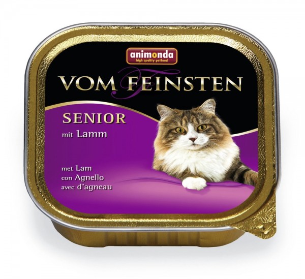 Animonda Vom Feinsten Cat - Schale Senior mit Lamm 100g