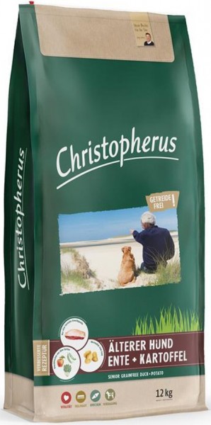 Christopherus Dog - Getreidefrei Senior Ente & Kartoffel 12kg