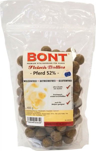 Bont Fleisch-Bollies Pferd, 400g