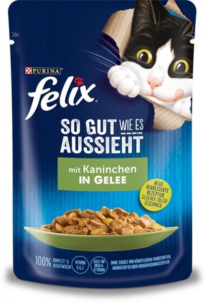 Felix So gut wie es aussieht mit Kaninchen 85g