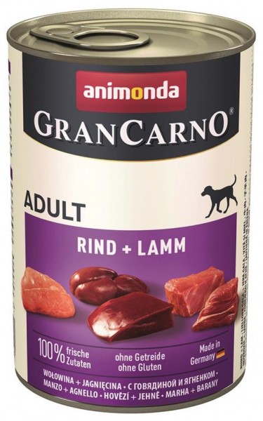 Animonda GranCarno Adult Rind & Lamm - 400g Dose