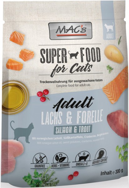 MACs Cat Adult Lachs & Forelle - 300g Frischebeutel