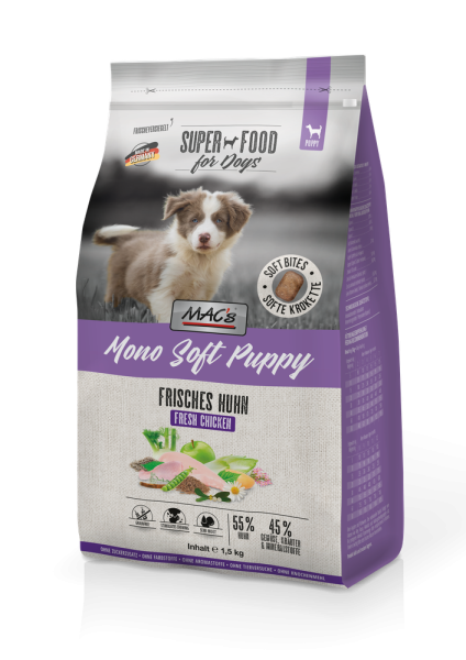 MACs DOG - Mono Soft Puppy - Frisches Huhn 1,5kg