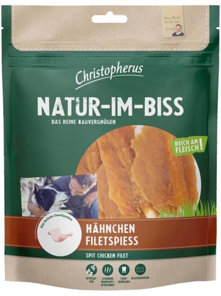 Christopherus Dog Snack Hähnchenfiletspieß 300g