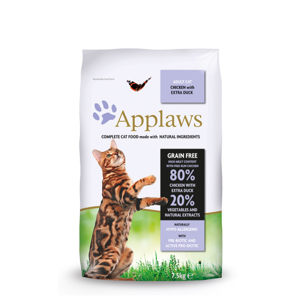 Applaws Cat Trockenfutter Huhn & Ente 7,5kg