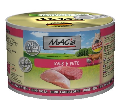 MACs Cat Kalb & Pute - 200g Dose