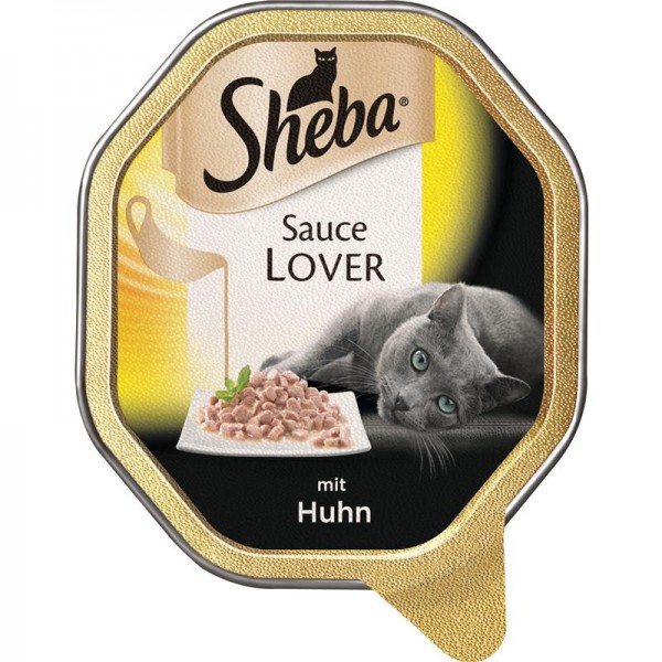 Sheba Schale Sauce Lover mit Huhn 85g