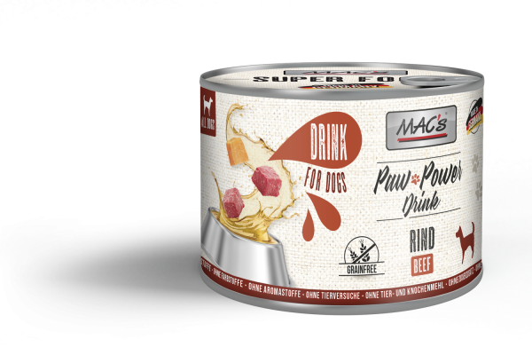 MACs DOG - Paw Power Drink Rind 200g
