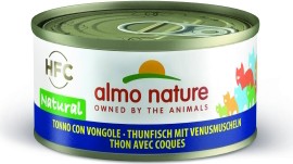 Almo Nature Katze Natural - Thunfisch mit Venusmuscheln - 70g Dose