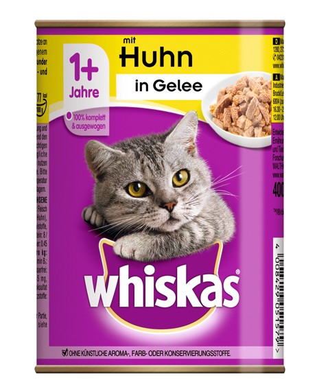 Whiskas Huh in Gelee 400g Dose