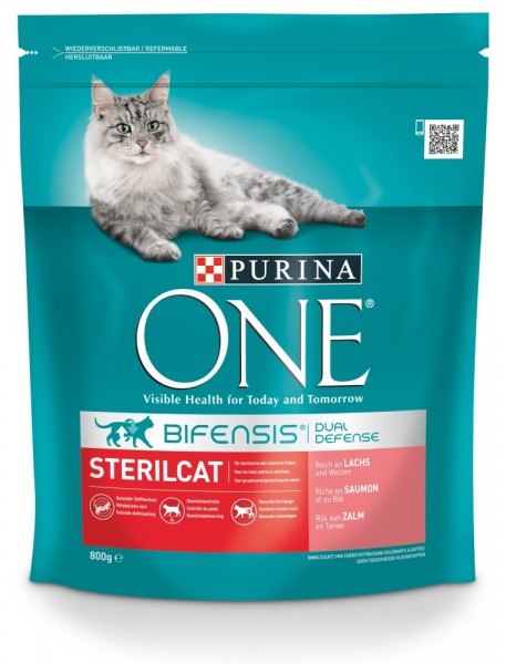 *** Purina ONE BIFENSIS Sterilcat reich an Lachs 800g [*** AUSLAUFARTIKEL]