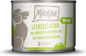 MjAMjAM - Hund leckeres Rind an gekochten Kartoffeln mit