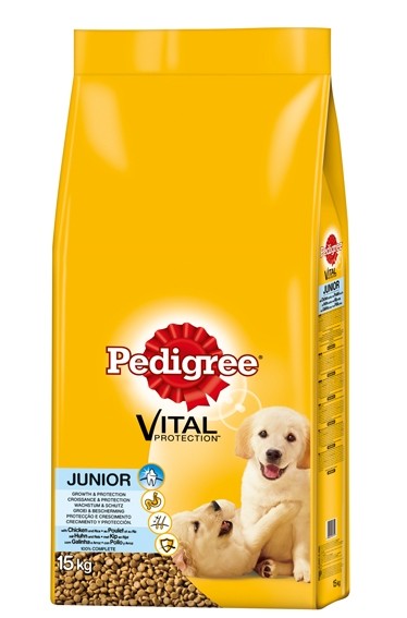 *** Pedigree Junior Medium mit Huhn & Reis 15kg [*** AUSLAUFARTIKEL]