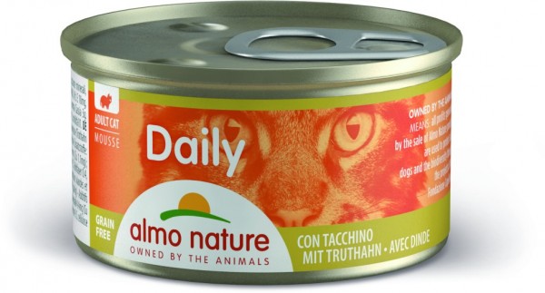 Almo Nature Katze Daily Menu Mousse Truthahn - 85g Dose