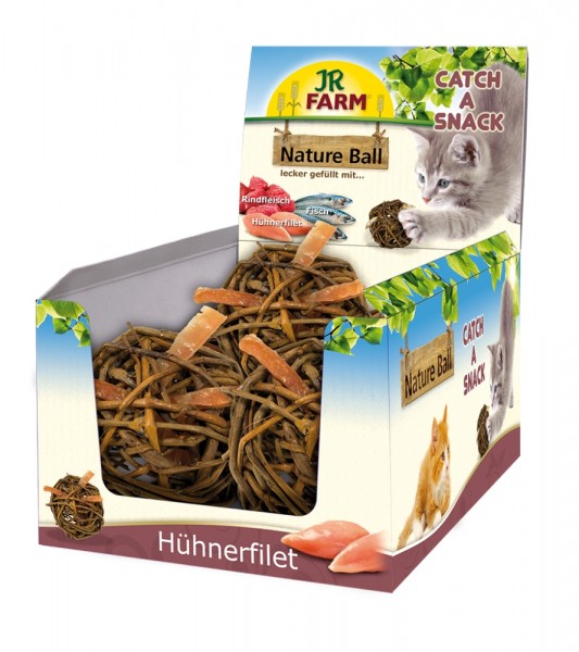 JR Farm Cat Nature-Ball Hühnerfilet 15 g