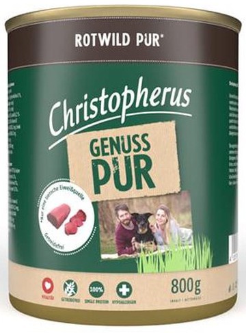 Allco Christopherus Genuss Pur Rotwild - 800g Dose