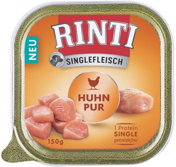Rinti Singlefleisch Huhn Pur 150g Schale