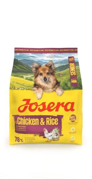 Josera Dog - Mini Senior Chicken & Rice 900g