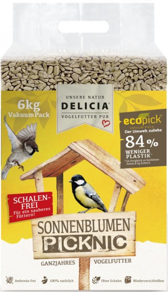 DELICIA Sonnenblumen Picknic - Vakuumpacks 6kg