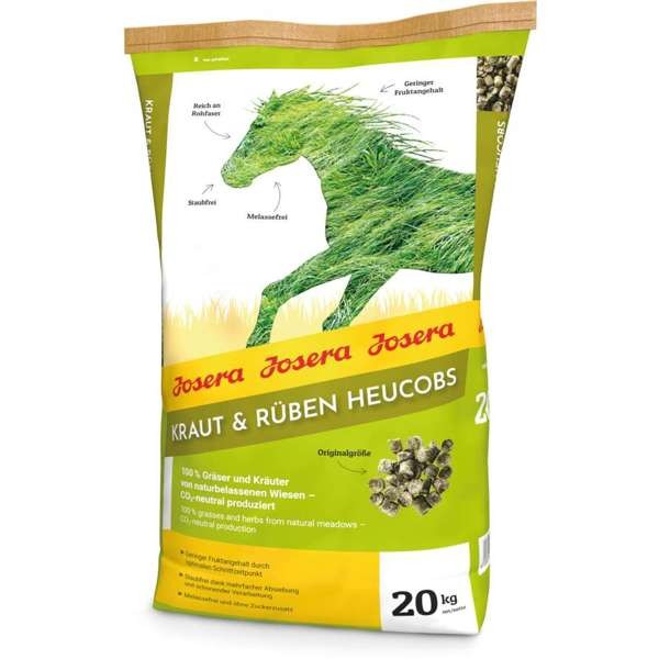Josera petfood, Pferd, Kräuter & Rüben Heucobs 20kg
