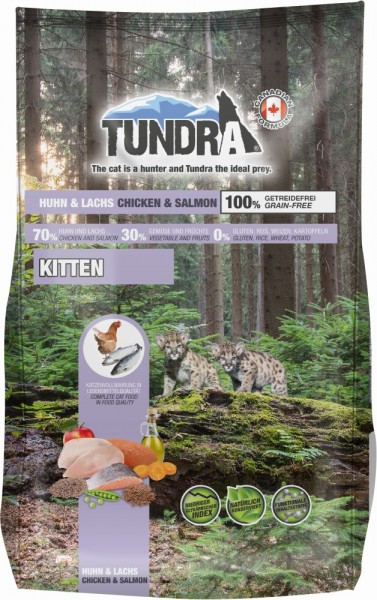 Tundra Kitten Turkey + Game mit Huhn & Lachs - 1,45kg Beutel