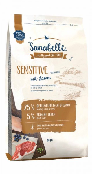 Sanabelle Sensitive Lamm 2 kg