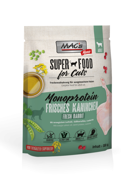 MACs CAT - Mono frisches Kaninchen 300g