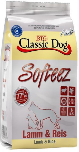 Classic Dog Adult Softeez Lamm + Reis 4kg