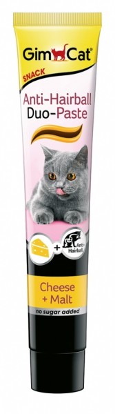 *** GimCat Anti-Hairball Duo Paste Käse&Malz 50g [*** AUSLAUFARTIKEL]