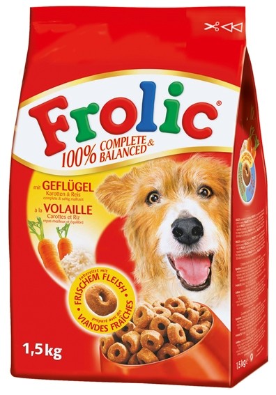 Frolic Complete mit Geflügel, Gemüse und Reis 1,5kg