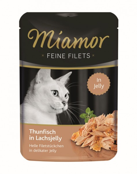 Miamor Feine Filets Thunfisch in Lachsjelly 100g