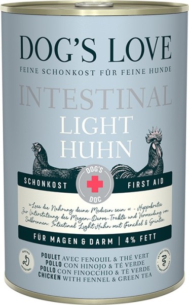 DOG´S LOVE DOC Schonkost Huhn 400g Dose