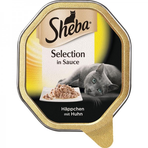 Sheba Schale Selection in Sauce Häppchen mit Huhn 85g