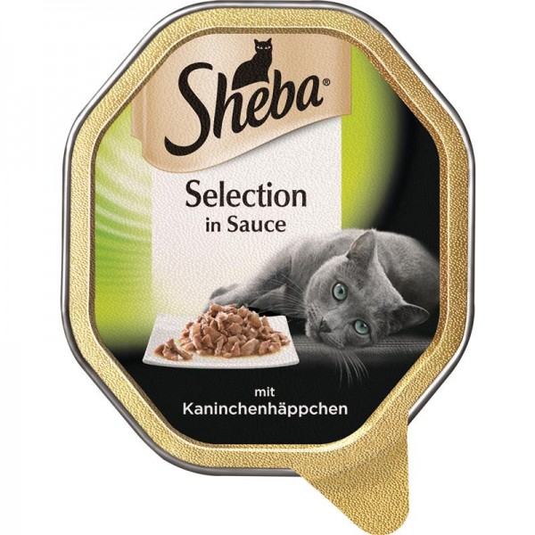 Sheba Schale Selection in Sauce Kaninchenhäppchen 85g