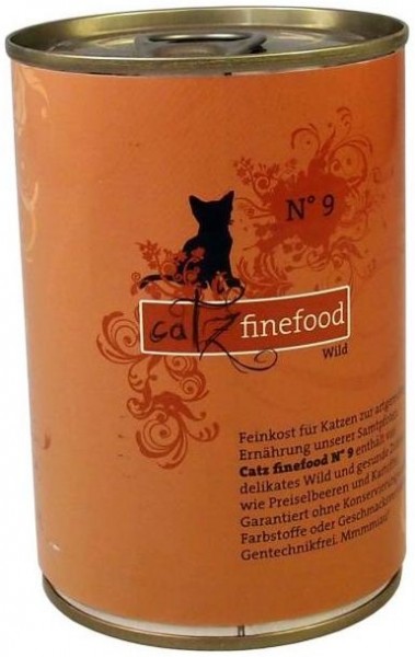 Pets Nature Catz finefood No.9 Wild 400g Dose