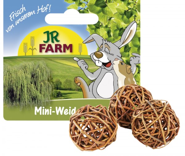 JR Farm Mr. Woodfield Mini Weiden-Spielball 3 Stück 20g