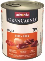 Animonda GranCarno Dog - Dose Adult Rind & Huhn 800g Animonda GranCarno Dog - Dose Adult Rind & Huhn 800g