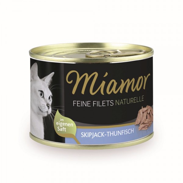 Miamor Feine Filets Naturelle Skipjack-Thunfisch 156g Dose