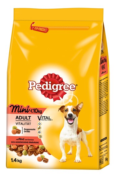 Pedigree Trocken Mini mit Rind 1,5kg