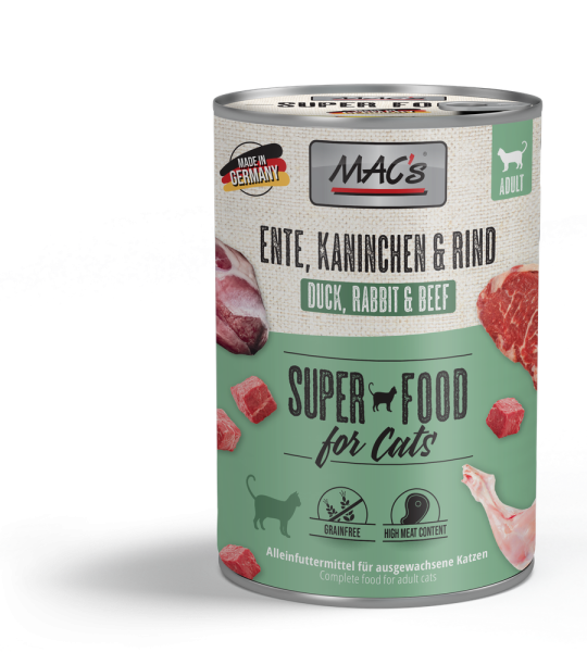 MACs CAT - Ente, Kaninchen & Rind 400g