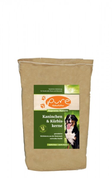 PURE Naturfutter Supreme Nature Kaninchen & Kürbiskerne H