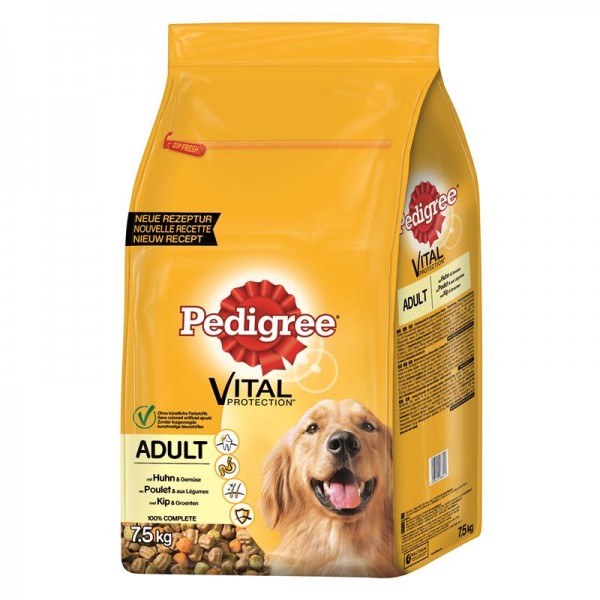 Pedigree Trocken Adult mit Huhn & Gemüse 7,5kg