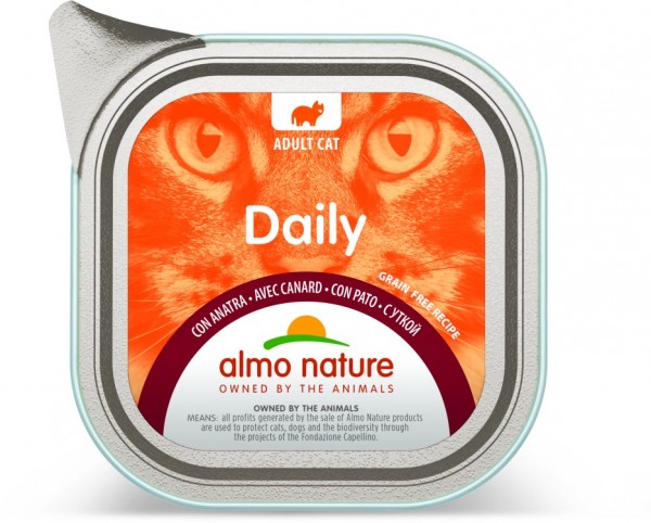 Almo Nature Katze Daily - Ente - 100g Schale