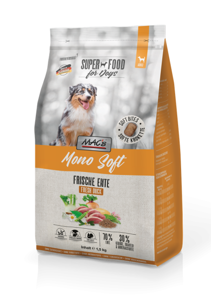 MACs DOG - Mono Soft - Frische Ente 1,5kg
