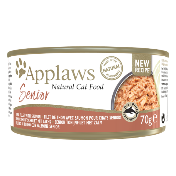 Applaws Cat Senior Thunfisch & Lachs in Gelee 70g