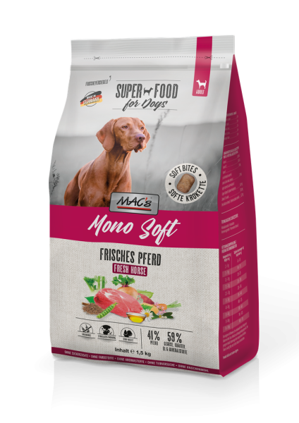 MACs DOG - Mono Soft - Frisches Pferd 1,5kg